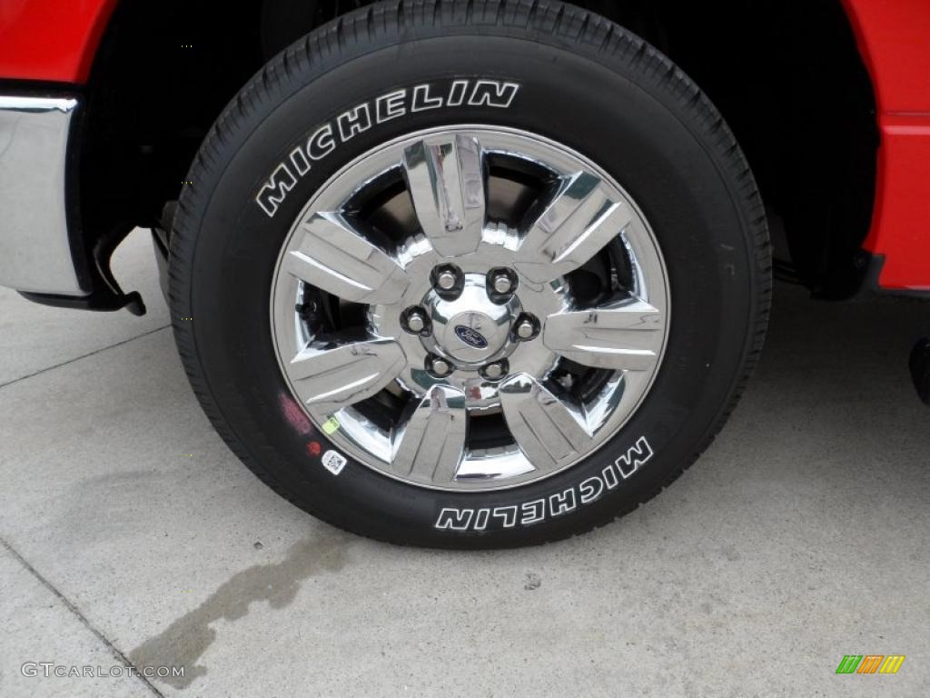 2011 F150 Texas Edition SuperCrew - Race Red / Steel Gray photo #11