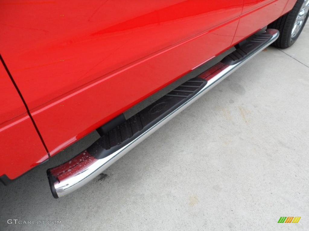2011 F150 Texas Edition SuperCrew - Race Red / Steel Gray photo #12