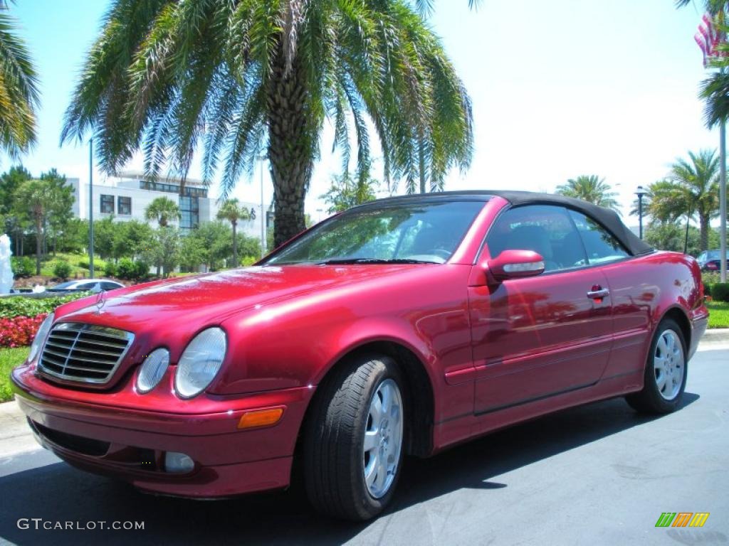 Firemist Red Metallic 2002 Mercedes-Benz CLK 320 Cabriolet Exterior Photo #49539944