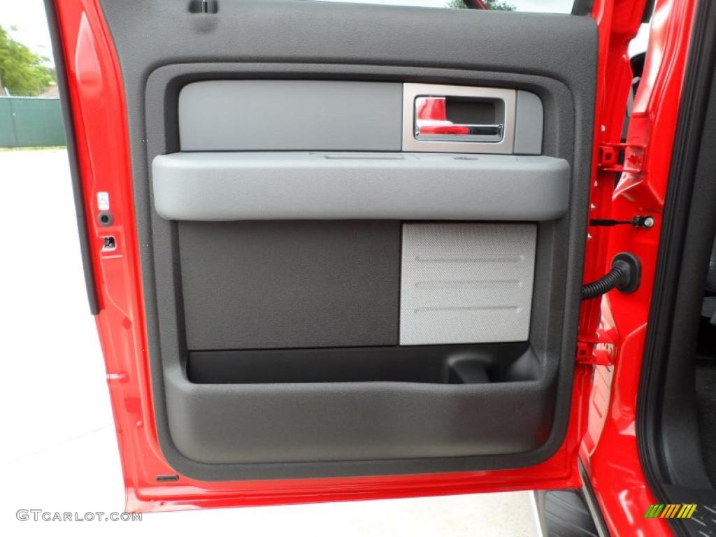 2011 F150 Texas Edition SuperCrew - Race Red / Steel Gray photo #21