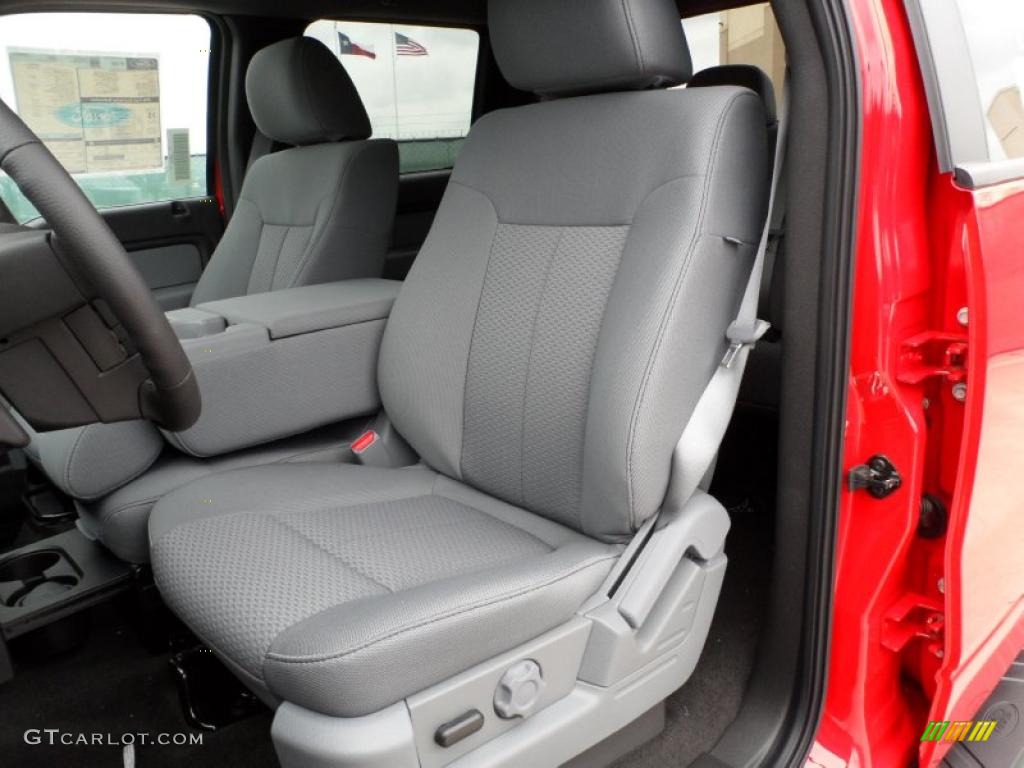 2011 F150 Texas Edition SuperCrew - Race Red / Steel Gray photo #25