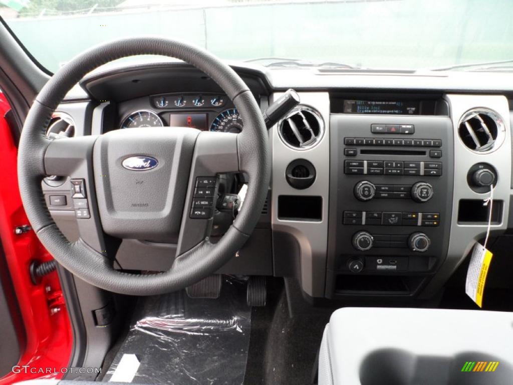 2011 F150 Texas Edition SuperCrew - Race Red / Steel Gray photo #27