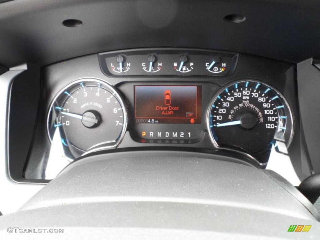 2011 F150 Texas Edition SuperCrew - Race Red / Steel Gray photo #34