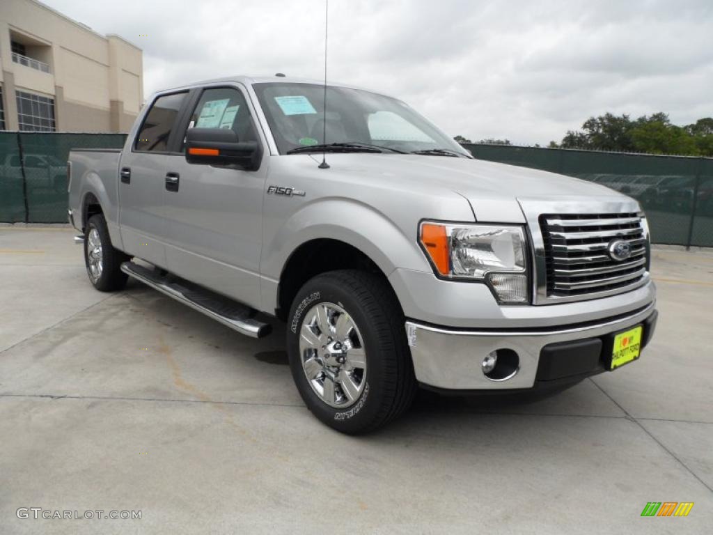 2011 F150 Texas Edition SuperCrew - Ingot Silver Metallic / Steel Gray photo #1