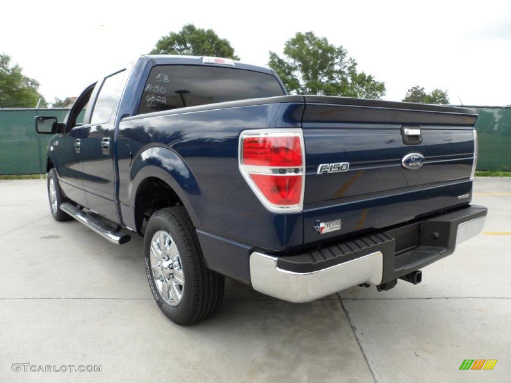 2011 F150 Texas Edition SuperCrew - Dark Blue Pearl Metallic / Steel Gray photo #5