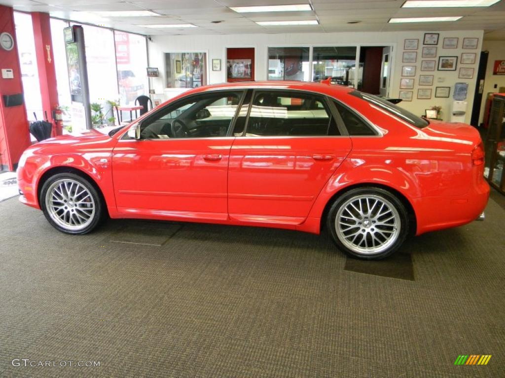 Brilliant Red 2007 Audi S4 4.2 quattro Sedan Exterior Photo #49541657