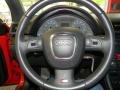 Ebony 2007 Audi S4 4.2 quattro Sedan Steering Wheel