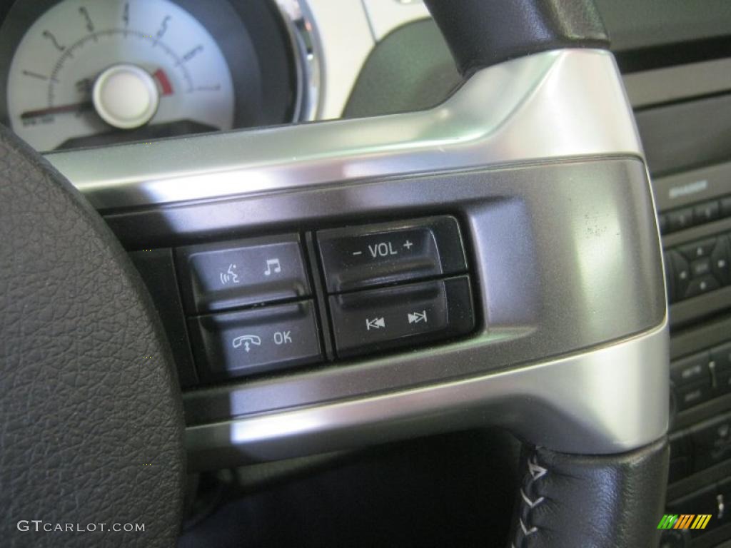 2010 Mustang V6 Premium Convertible - Sterling Grey Metallic / Stone photo #10