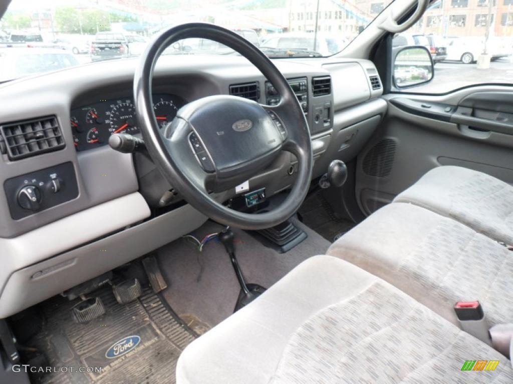 Medium Graphite Interior 1999 Ford F250 Super Duty XLT Extended Cab 4x4 Photo #49542041