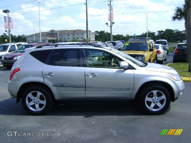 2005 Murano SL - Sheer Silver Metallic / Cafe Latte photo #6