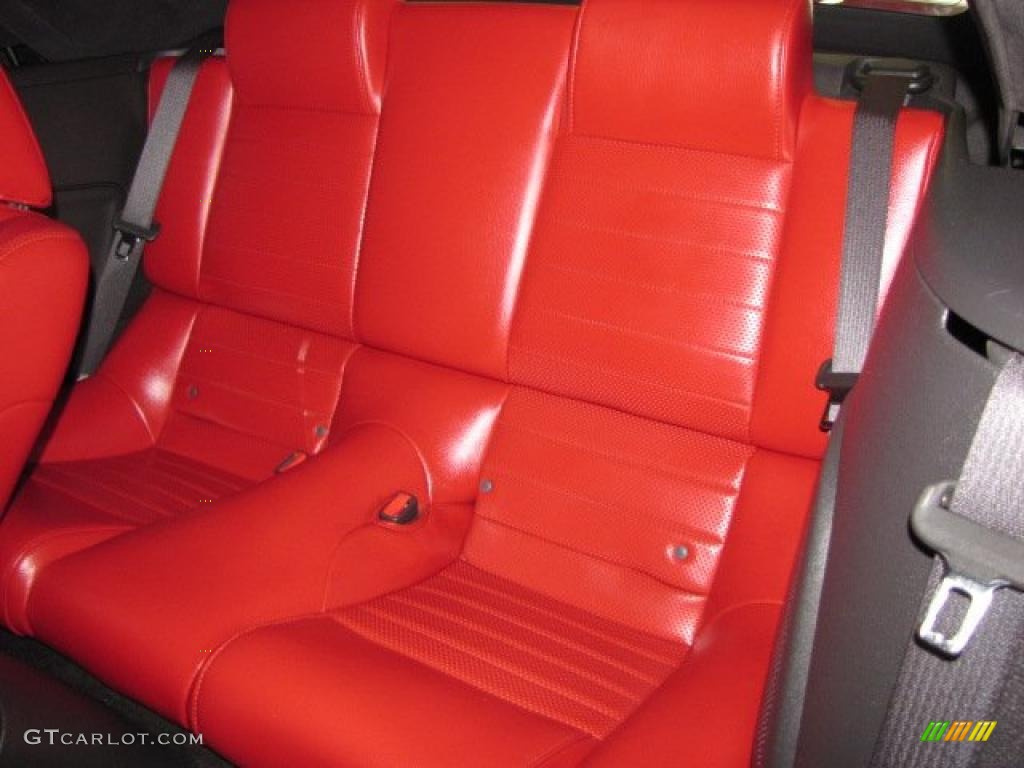 2005 Mustang GT Premium Convertible - Torch Red / Red Leather photo #10