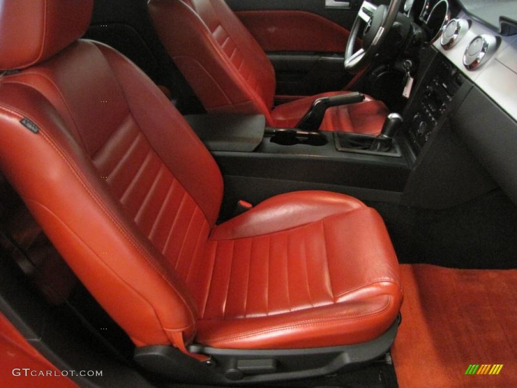 2005 Mustang GT Premium Convertible - Torch Red / Red Leather photo #11