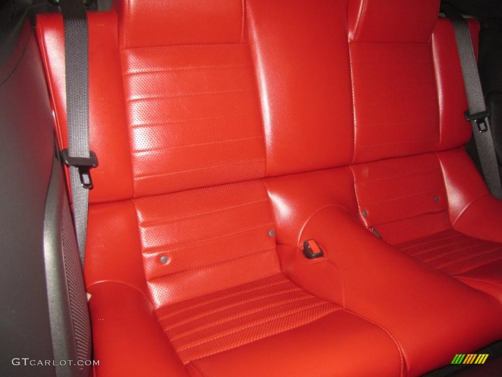 2005 Mustang GT Premium Convertible - Torch Red / Red Leather photo #12