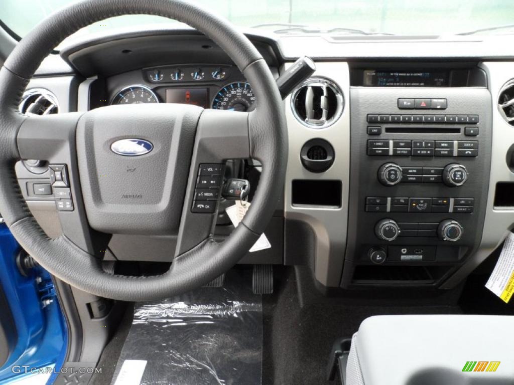 2011 Ford F150 XLT SuperCab Steel Gray Dashboard Photo #49542869