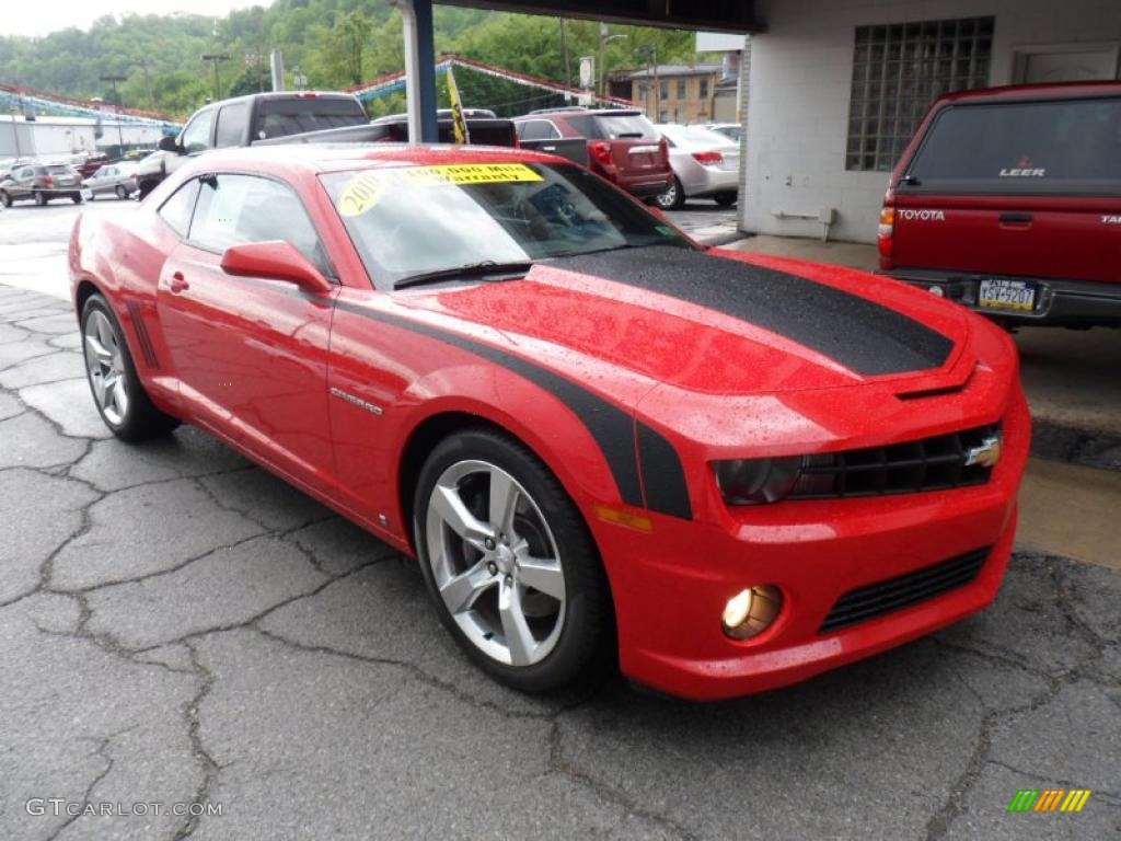 Victory Red 2010 Chevrolet Camaro SS/RS Coupe Exterior Photo #49543028