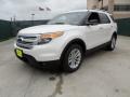 2011 White Platinum Tri-Coat Ford Explorer XLT  photo #7