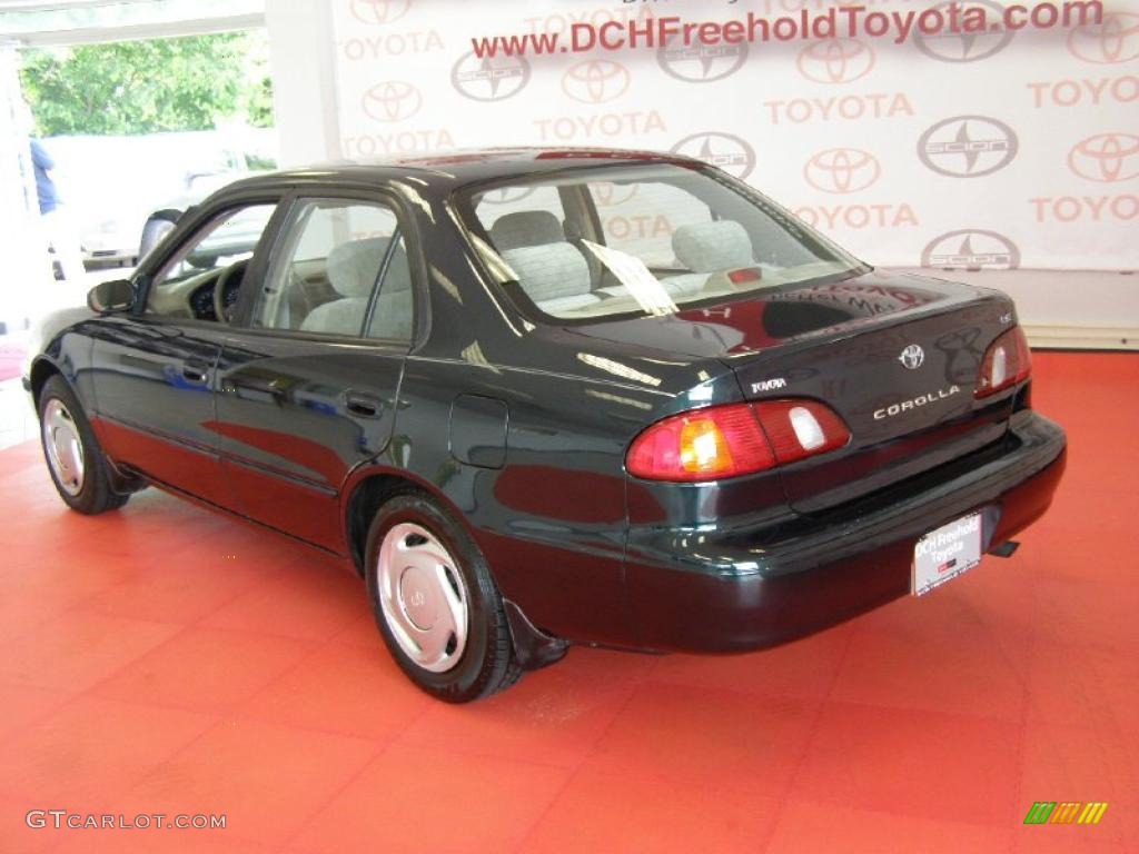 1999 Corolla LE - Dark Emerald Pearl / Pebble Beige photo #6