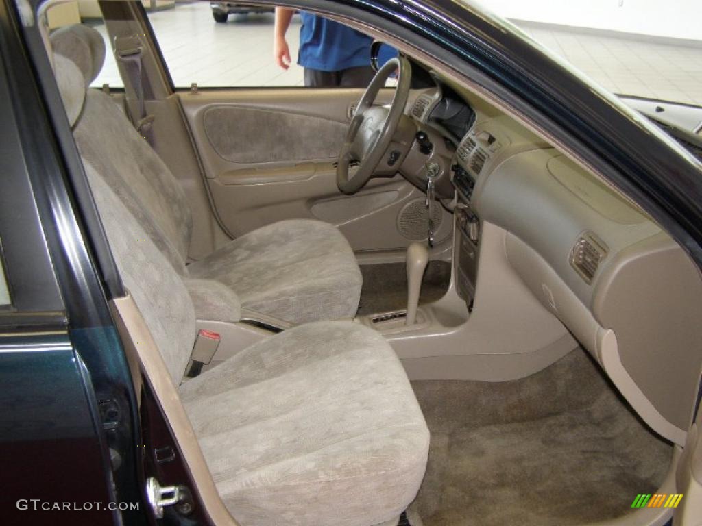 1999 Corolla LE - Dark Emerald Pearl / Pebble Beige photo #25