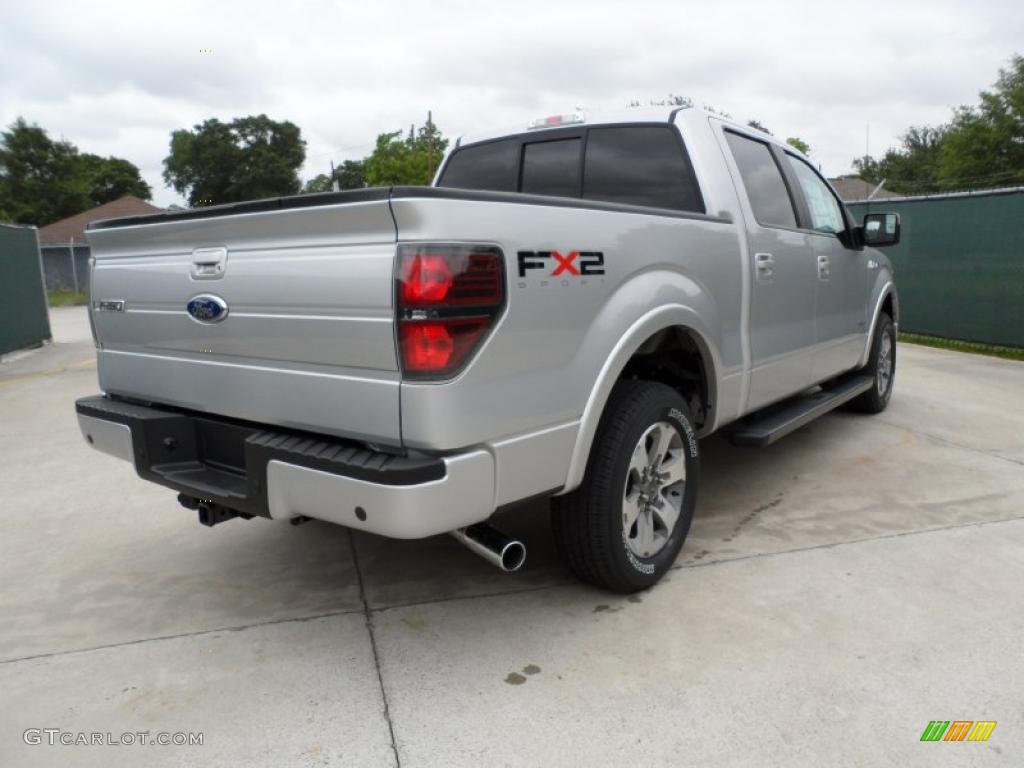 2011 F150 FX2 SuperCrew - Ingot Silver Metallic / Black photo #3