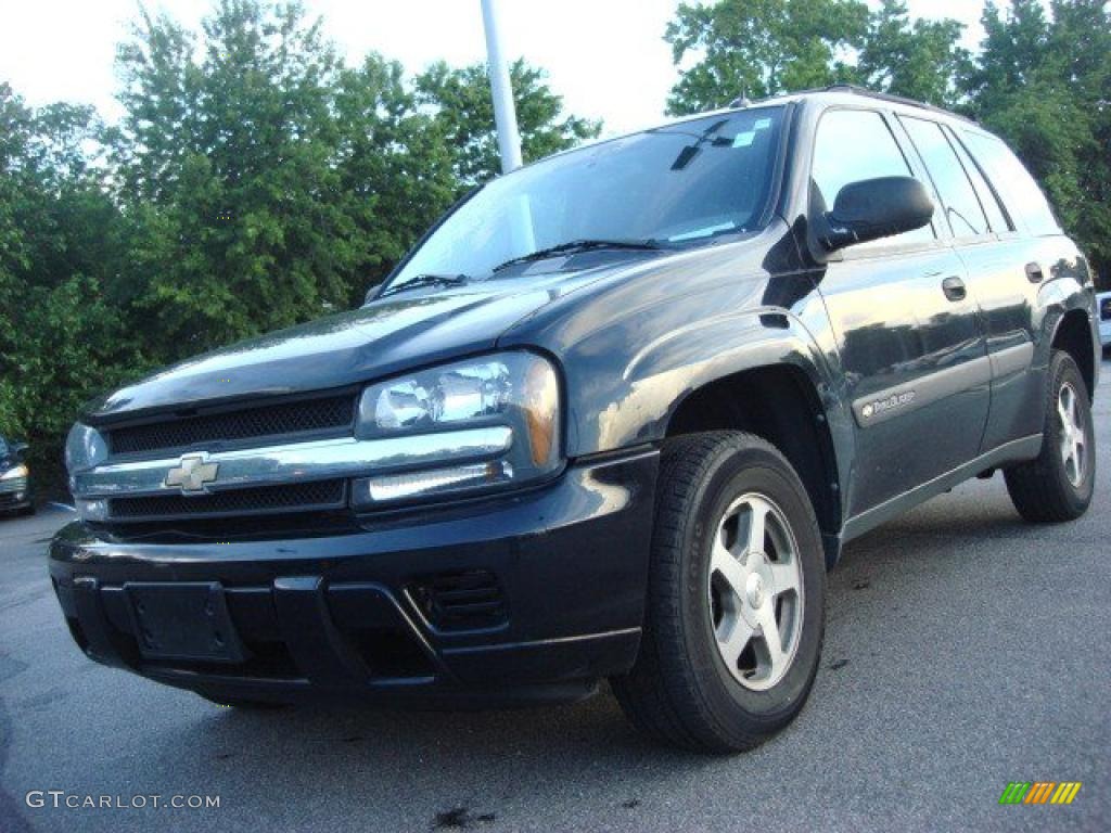 2004 TrailBlazer LS - Black / Medium Pewter photo #1