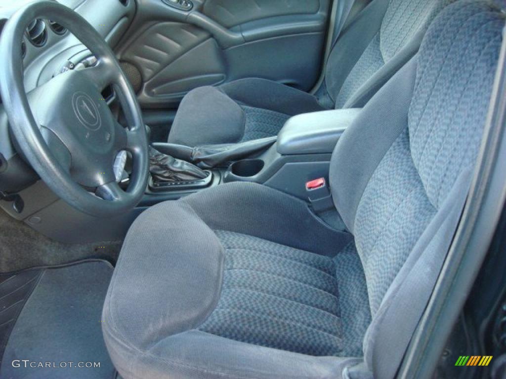 Dark Pewter Interior 2002 Pontiac Grand Am SE Sedan Photo #49546319