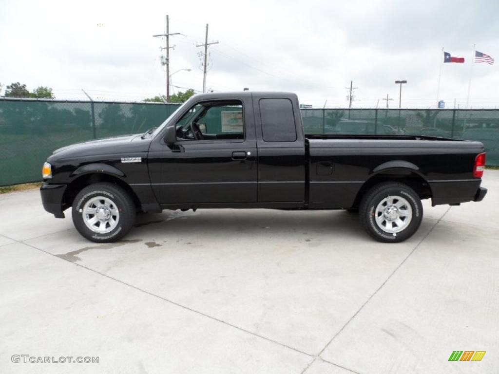 2011 Ranger XLT SuperCab - Black / Medium Dark Flint photo #6