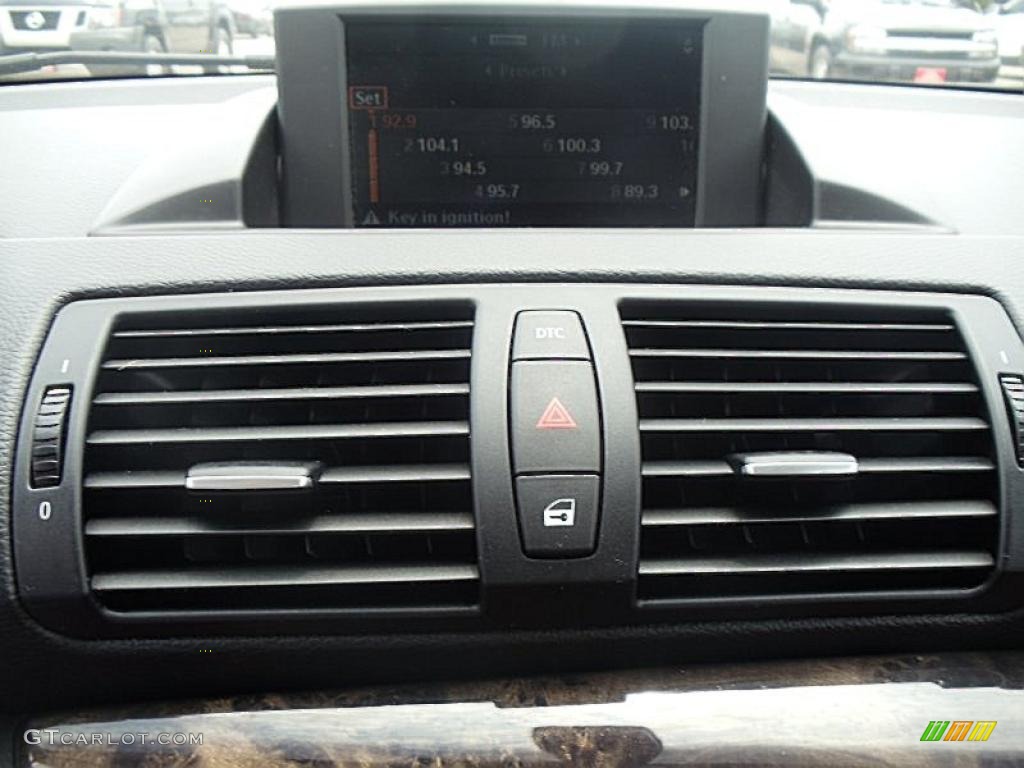2008 1 Series 128i Convertible - Black Sapphire Metallic / Coral Red photo #11