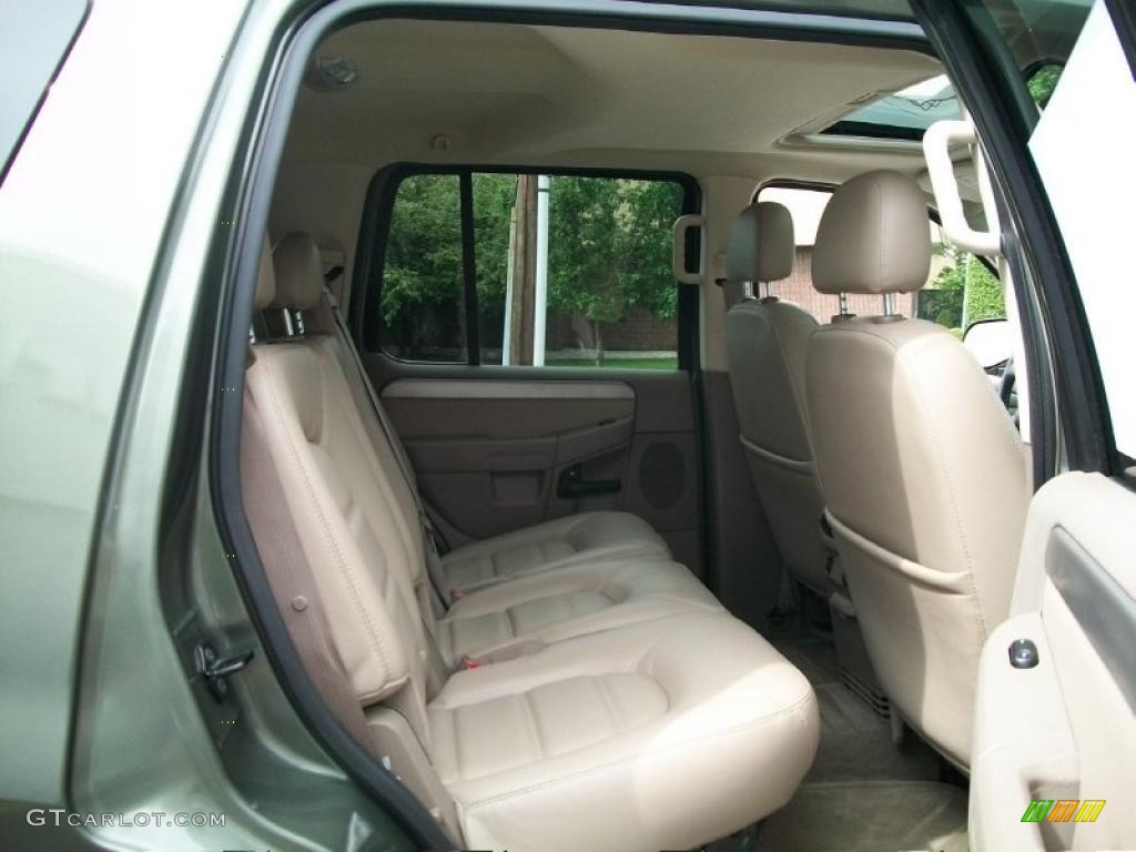 2004 Explorer XLT 4x4 - Estate Green Metallic / Medium Parchment photo #23