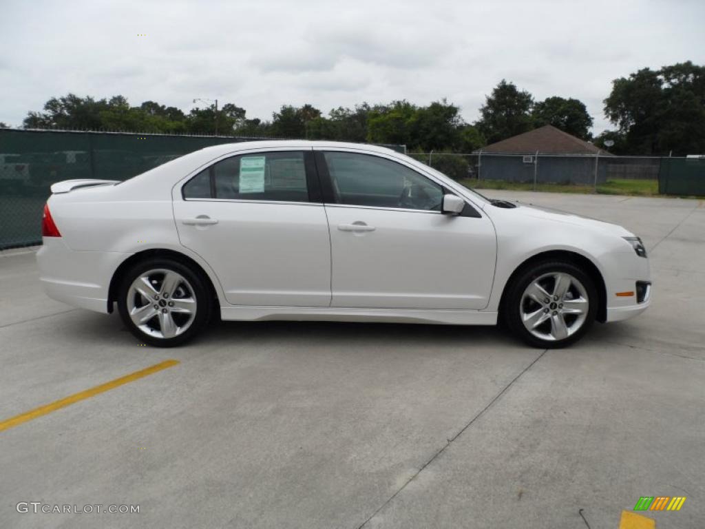 White Platinum Tri-Coat 2011 Ford Fusion Sport Exterior Photo #49547876