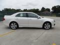 White Platinum Tri-Coat 2011 Ford Fusion Sport Exterior