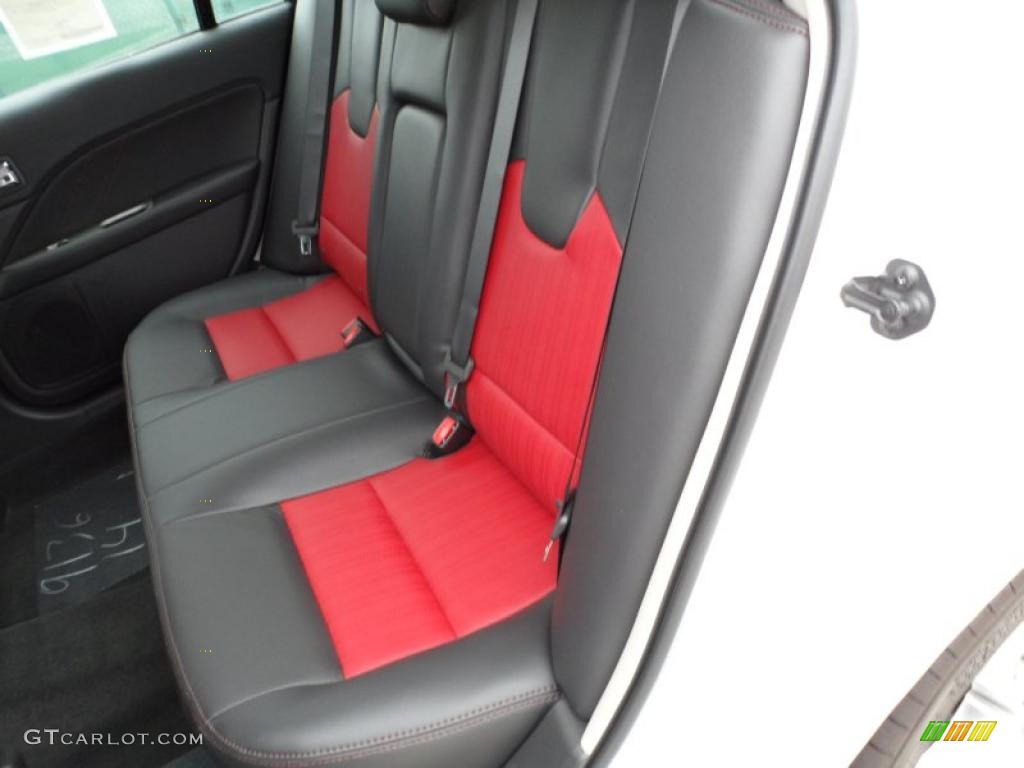 Sport Red/Charcoal Black Interior 2011 Ford Fusion Sport Photo #49548095
