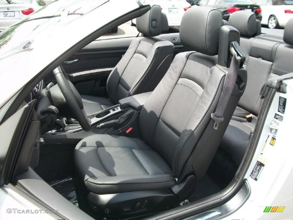 Black Interior 2011 BMW 3 Series 328i Convertible Photo #49548296