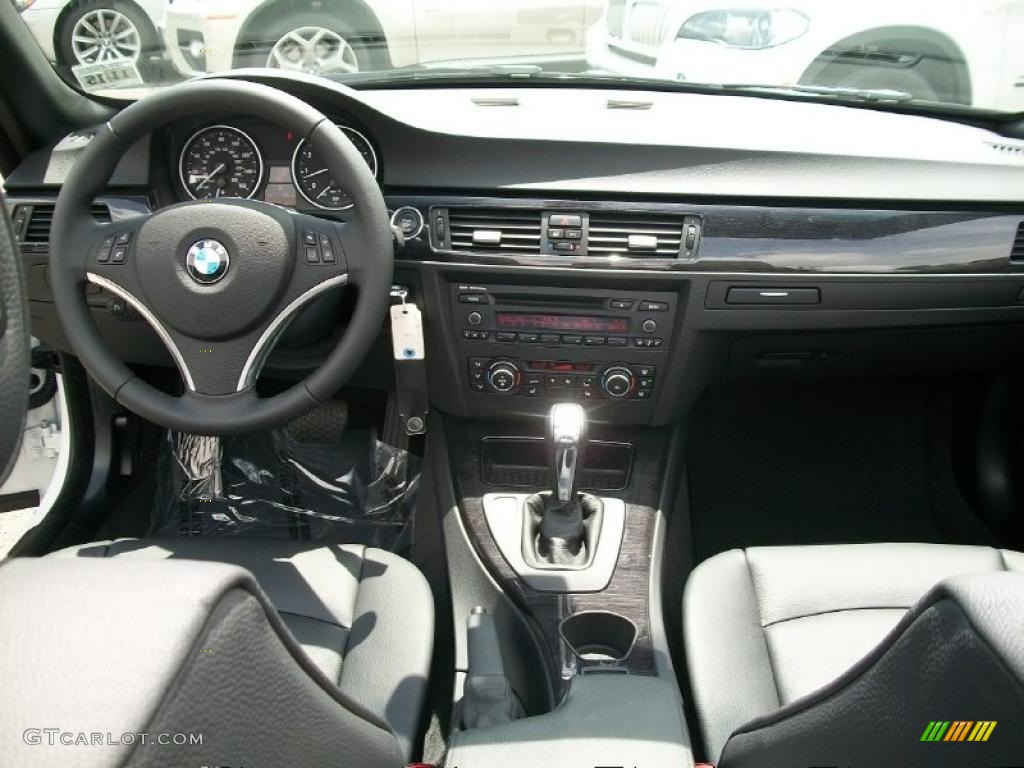 2011 BMW 3 Series 328i Convertible Black Dashboard Photo #49548311