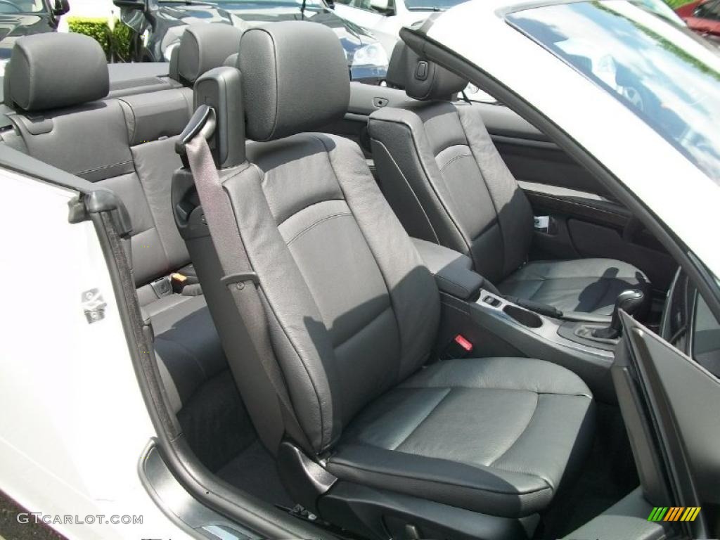 Black Interior 2011 BMW 3 Series 328i Convertible Photo #49548566