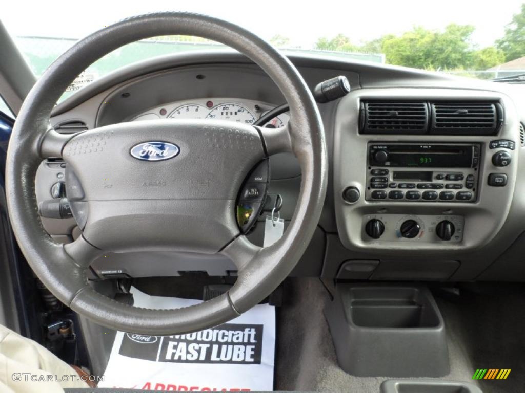 2002 Ford Explorer Sport Graphite Dashboard Photo #49549112