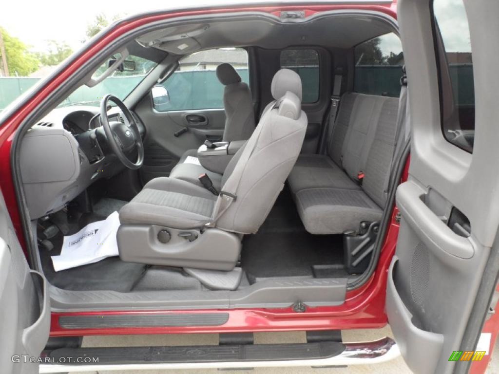 2004 F150 STX Heritage SuperCab - Dark Toreador Red Metallic / Heritage Graphite Grey photo #32