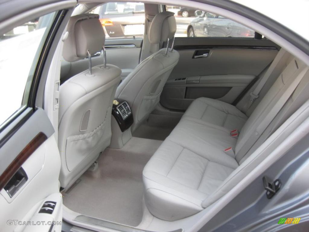 Grey/Dark Grey Interior 2010 Mercedes-Benz S 400 Hybrid Sedan Photo #49549784