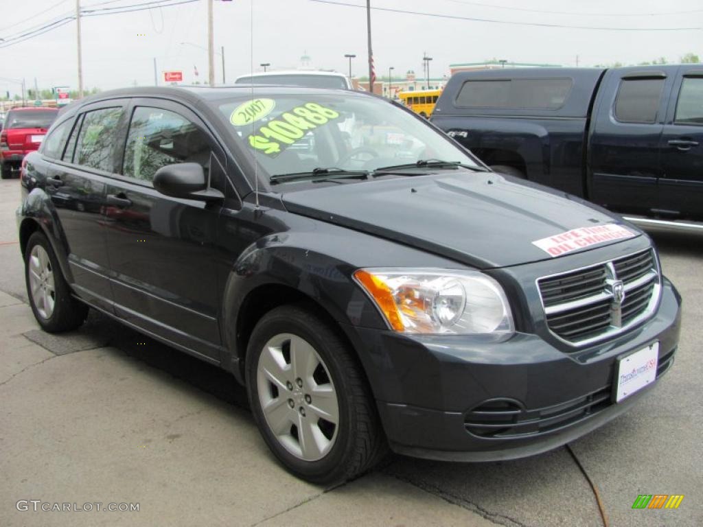 2007 Caliber SXT - Steel Blue Metallic / Pastel Slate Gray photo #17