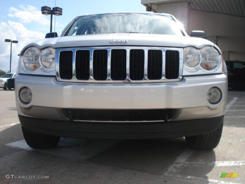 2006 Grand Cherokee Limited 4x4 - Bright Silver Metallic / Medium Slate Gray photo #8