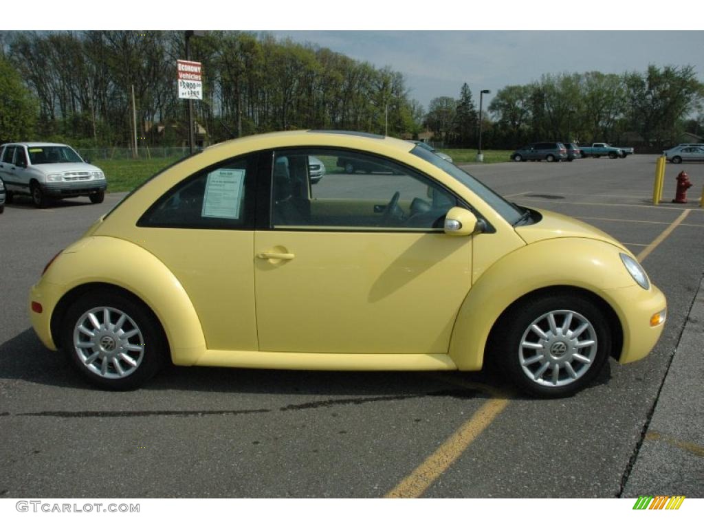 Sunflower Yellow 2004 Volkswagen New Beetle GLS Coupe Exterior Photo #49551941