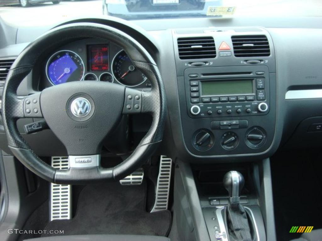 2006 Volkswagen Jetta GLI Sedan Interlagos Plaid Cloth Dashboard Photo #49552160