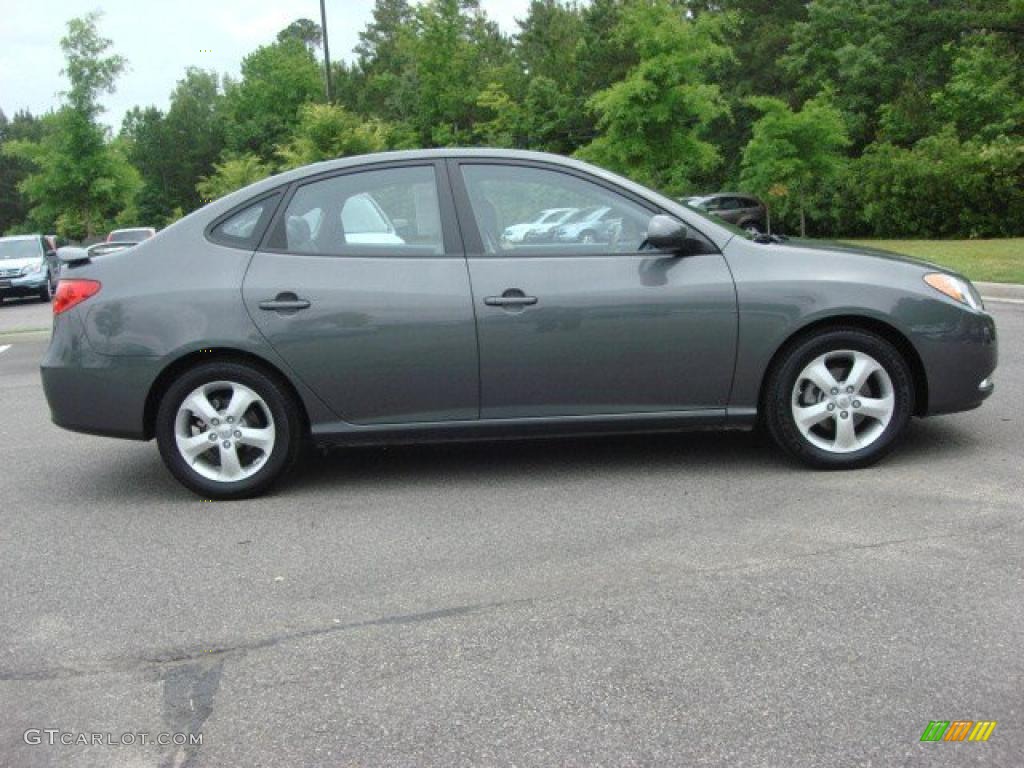 Carbon Gray 2009 Hyundai Elantra SE Sedan Exterior Photo #49553366