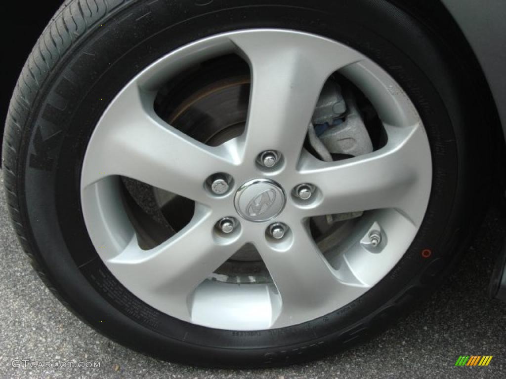2009 Elantra SE Sedan - Carbon Gray / Gray photo #21