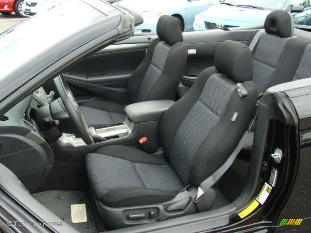 Dark Charcoal Interior 2008 Toyota Solara Sport V6 Convertible Photo #49554287