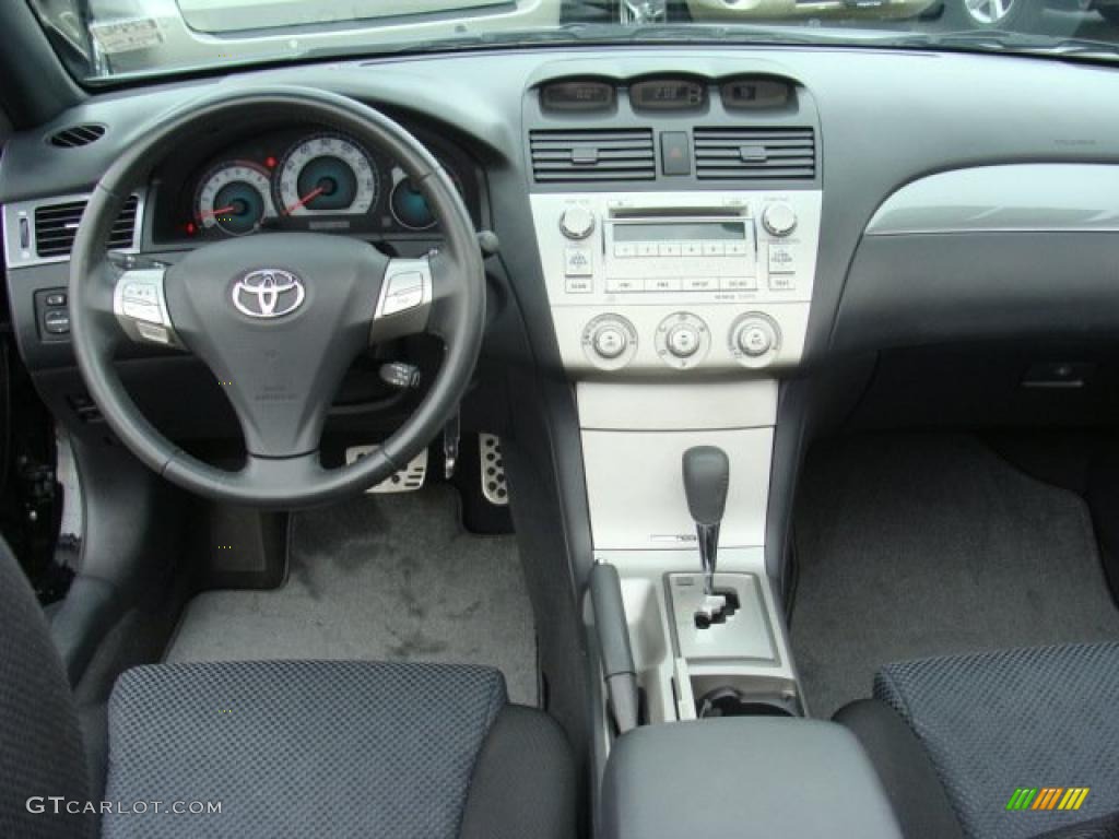 Dark Charcoal Interior 2008 Toyota Solara Sport V6 Convertible Photo #49554308