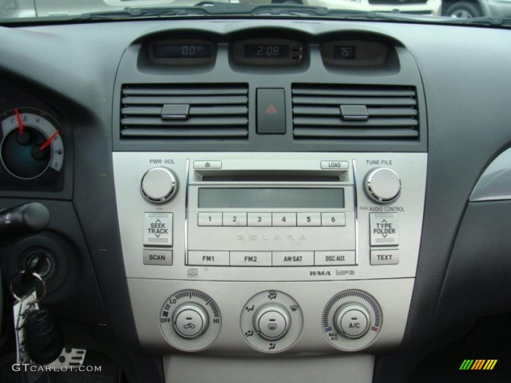 2008 Solara Sport V6 Convertible - Black / Dark Charcoal photo #12