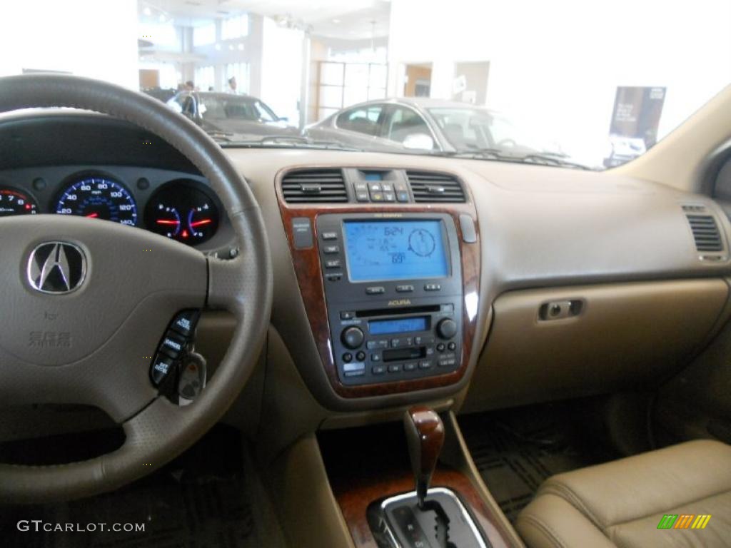 2004 MDX  - Aspen White Pearl / Saddle photo #21