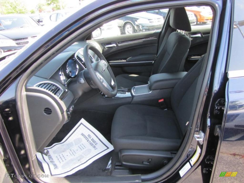 Black Interior 2011 Chrysler 300 Standard 300 Model Photo #49556006