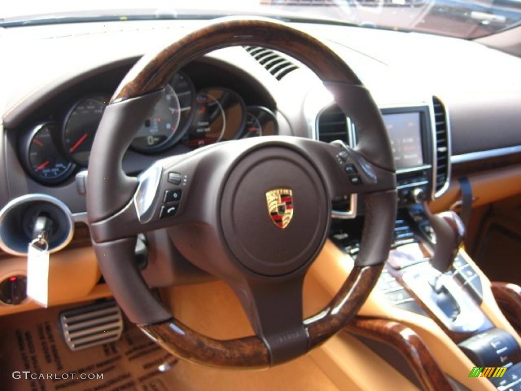 2011 Cayenne S Hybrid - Umber Brown Metallic / Luxor Beige photo #6