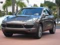 2011 Umber Brown Metallic Porsche Cayenne S Hybrid  photo #1